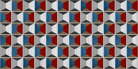 Seamless barber shop natural  illustration. Colorful texture of wood use as natural .