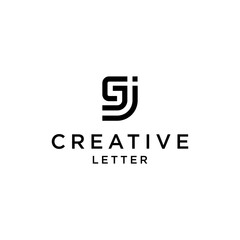 Modern clean logo design for CJJ brand with minimalist geometric shield icon representing brave masculine attorney law firm identity concept vector template illustration graphic symbol