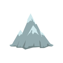 Mountain cartoon illustration. Mountain. Geography concept vector