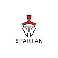 Spartan logo icon vector image	