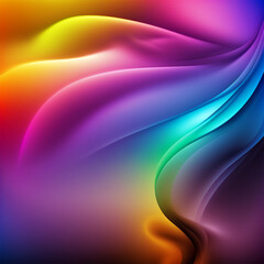 super colorful background with curves
