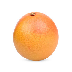 Ripe pink grapefruit citrus fruit isolated on transparent background. (.PNG)