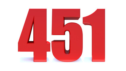 451 number
