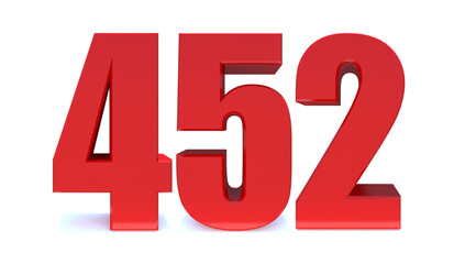452 number