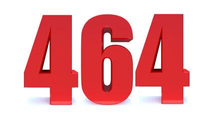 Obraz premium 464 number