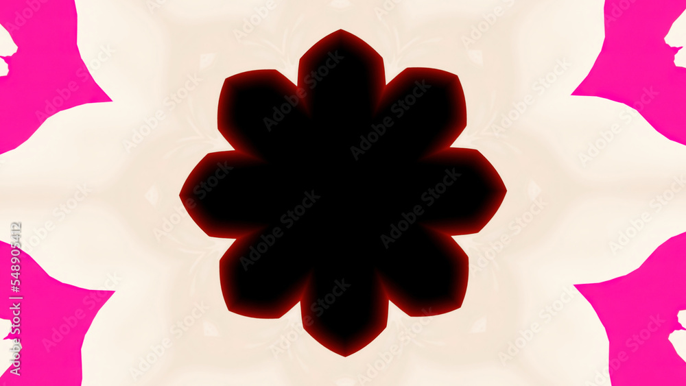 Poster pink and green background. design.bright alternating patterns in animation that move in different di