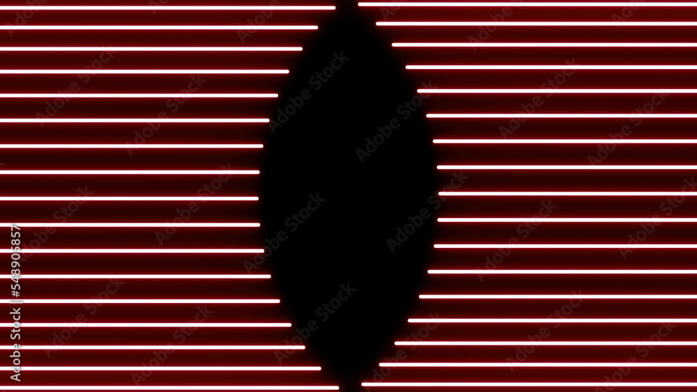 Aufkleber black background with red lines. design. red lasers shining parallel to each other creating a patter