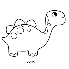 Dinosaur outline