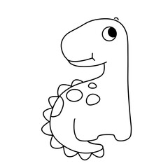 Dinosaur outline
