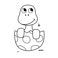 Dinosaur outline