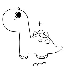 Dinosaur outline