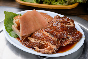 Grilled pork