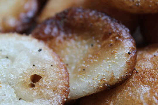 Anarsa or Hilsa is an Indian rice-based biscuit