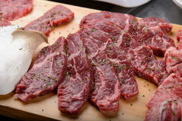 Grilled beef