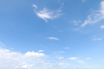 Cloud and blue sky for background.