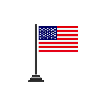 independence day of United states of America icon set vector sign symbl 