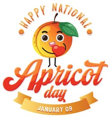 National apricot day icon