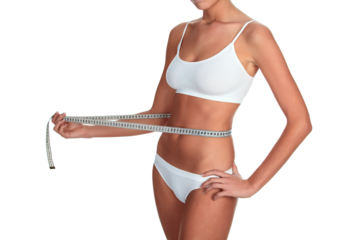 woman with measure tape