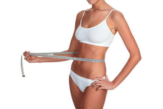 woman with measure tape - Powered by Adobe