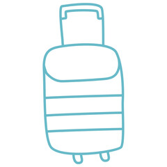 travelling bag illustration