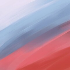 Red blue smooth background  template. Abstract dry watercolor colors.