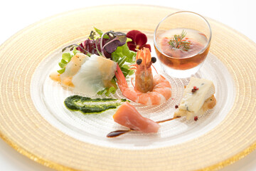 カルパッチョ・コース料理	