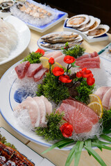 fresh sashimi