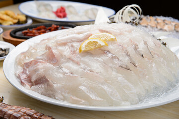 fresh sashimi