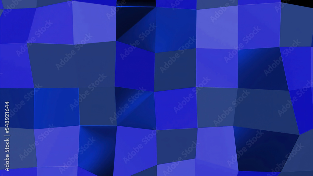 Poster wavy background of squares with shimmering colors. design. background of colored squares with 3d wav