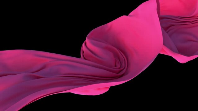 Pink satin cloth piece of fabric background