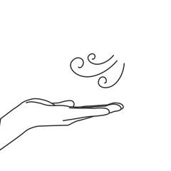 사용 설명법에 사용 가능한 손 드로잉 3