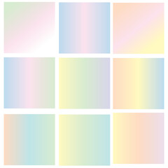 set of colorful abstract backgrounds