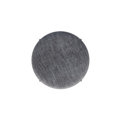 soft pouf isolate on a transparent background, interior furniture, 3D illustration, cg render