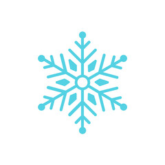 Snowflake, winter, blue, icon, snow, christmas, mood