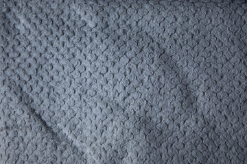 Pattern textile gray texture crumpled grey fabric background