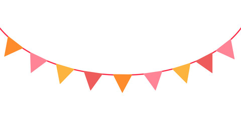 Summer Beach Party Triangle Flag Banner