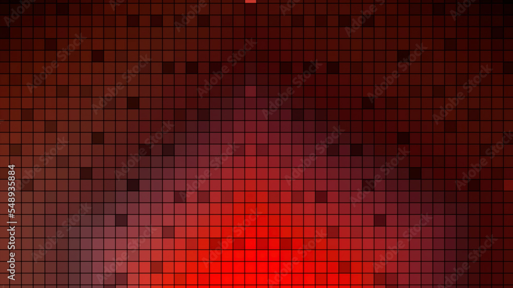 Poster squares shimmering with different colors. motion.a mosaic made of small squares that give off differ