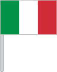 Naklejka premium Italy flag PNG 10