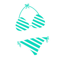 Cartoon Summer Bikini Swimsuit