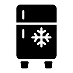 refrigerator glyph icon