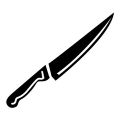 kitchen knife silhouette icon