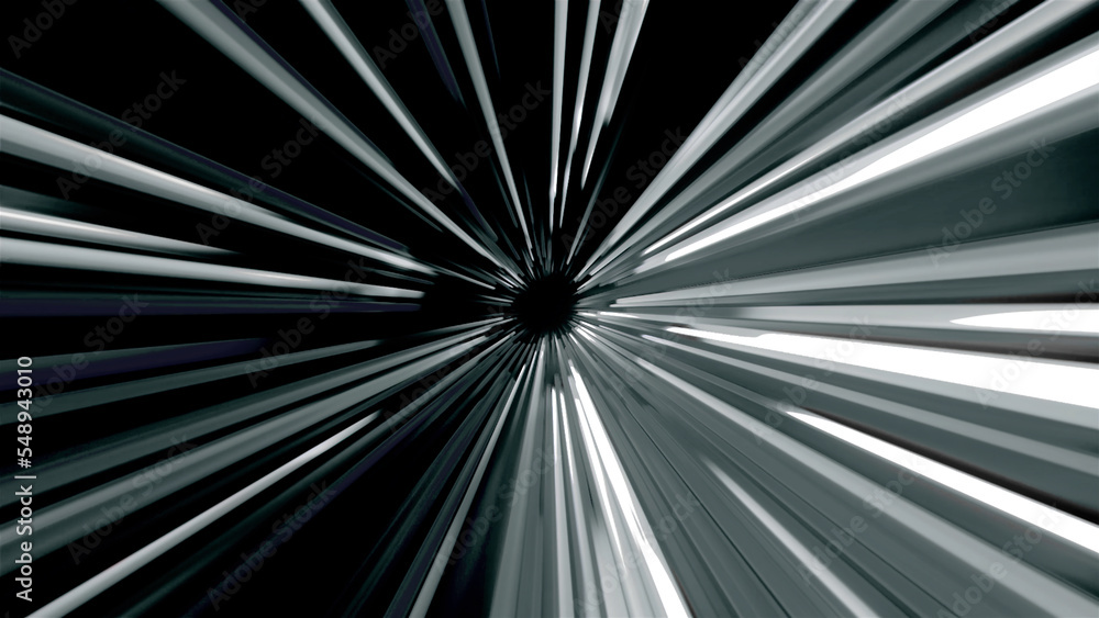 Poster gray background. motion.bright rays of light and subtle in animation rotate in different directions.