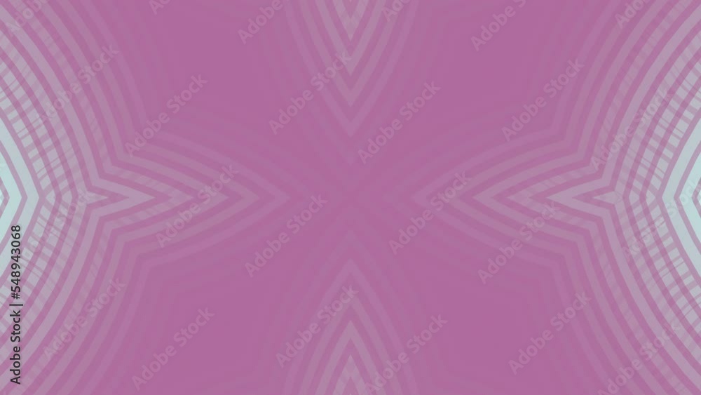 Aufkleber Symmetrical composition with simple rounded geometric shapes and trendy gradient. Modern concept background. Digital seamless loop animation. 3d rendering. 4K, Ultra HD resolution