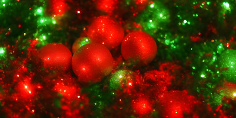 christmas balls, Made by AI, Artificial Intelligence
