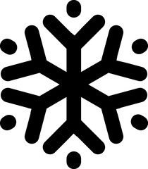 Snowflake line icon