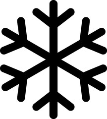 Snowflake line icon