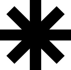 Snowflake linear icon