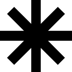 Snowflake linear icon