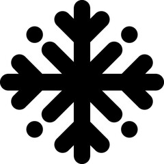 Obraz premium Snowflake linear icon
