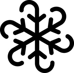 Snowflake linear icon